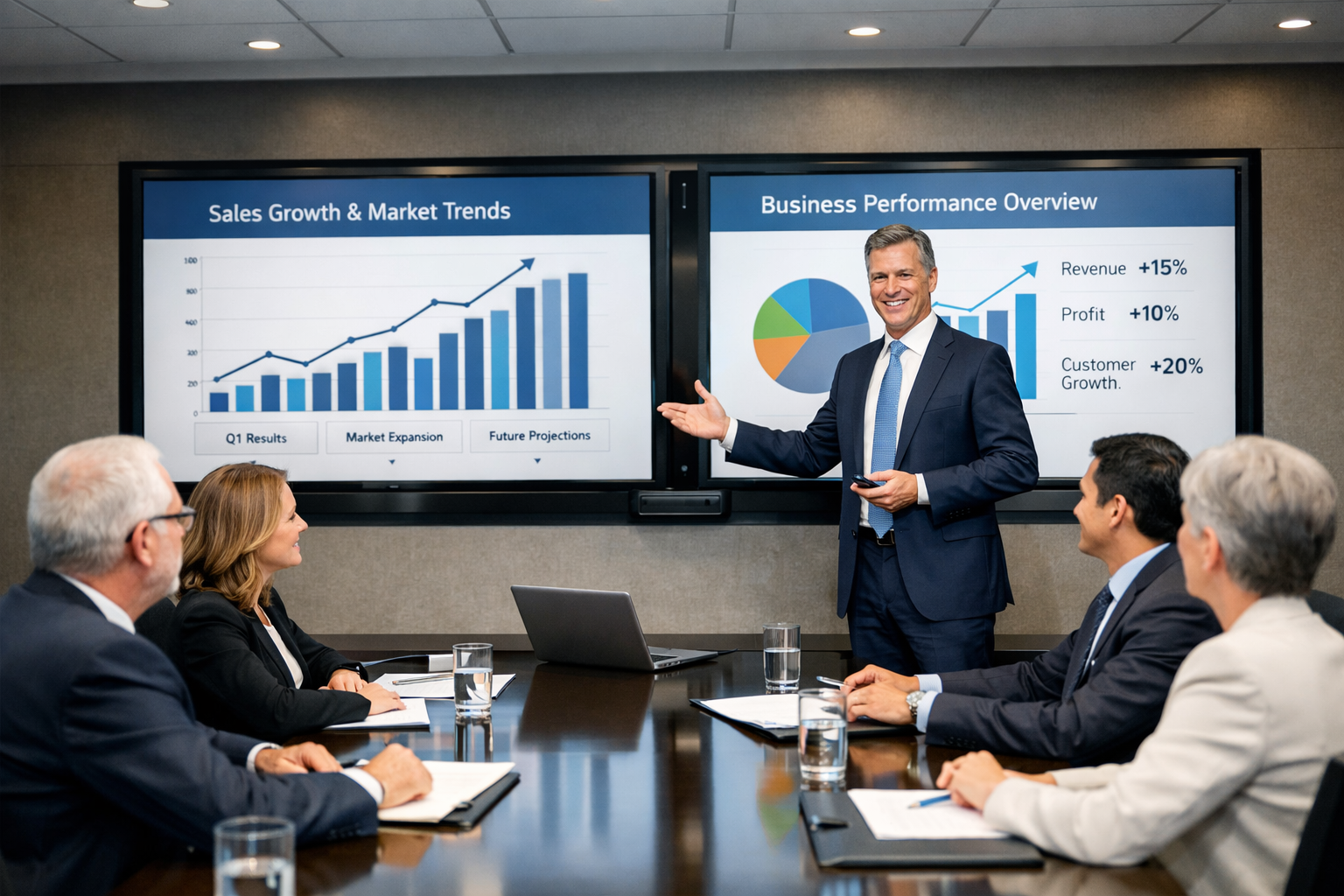 Business presentation and strategic communication