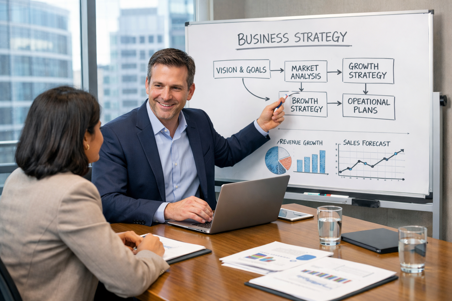 Management consulting session